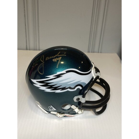 PHILADELPHIA EAGLES RON JAWORSKI SIGNED AUTOGRAPHED Football MINI HELMET - Picture 1 of 6